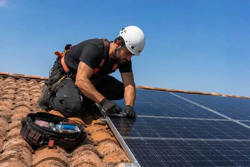 Maintenance et monitoring de panneaux solaires à Ranchal